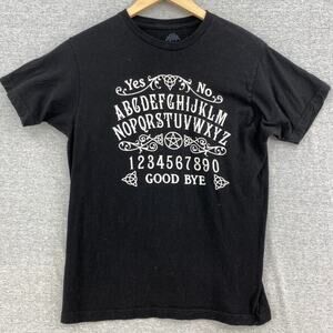 Ouija Board Tshirt Mens Extra Small Black Mystical Paranormal Tee Short Sleeve